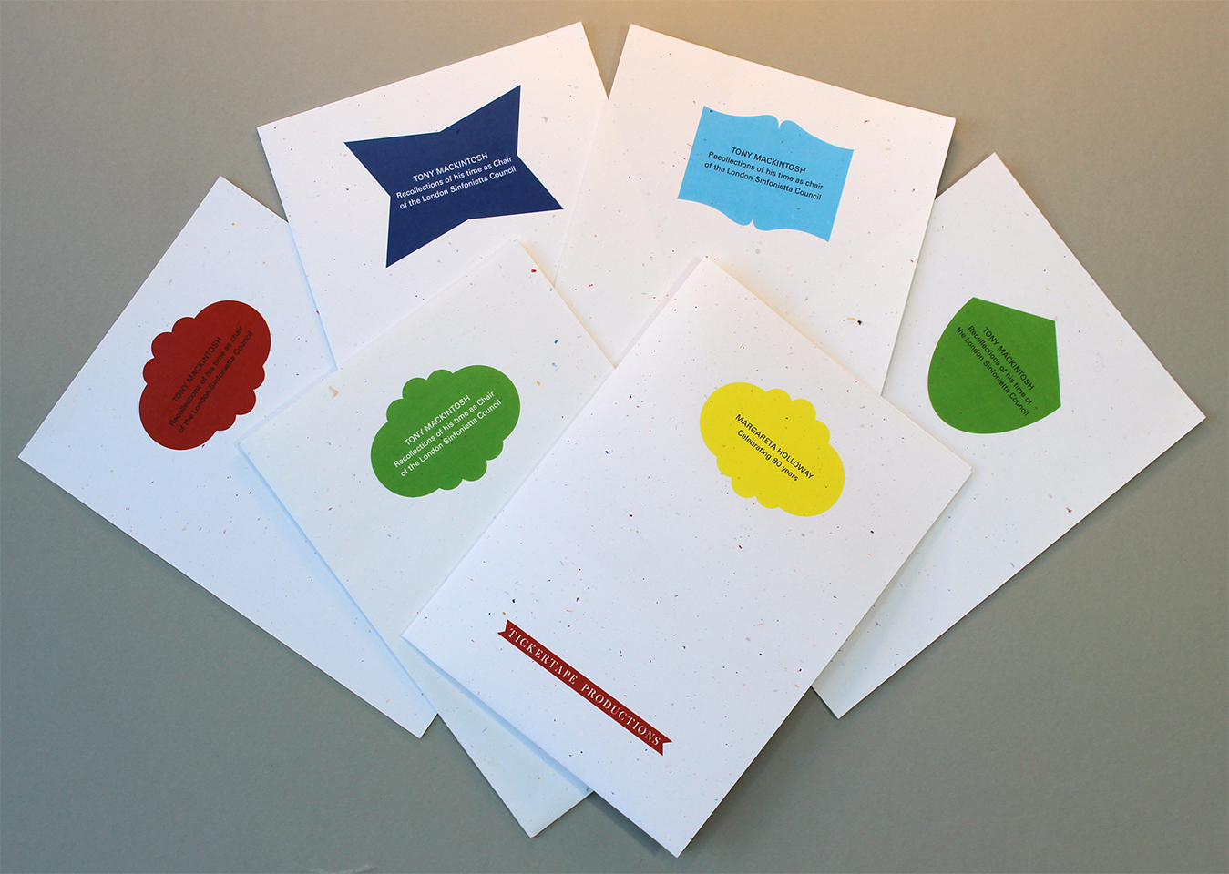 Spoken portraits packaging